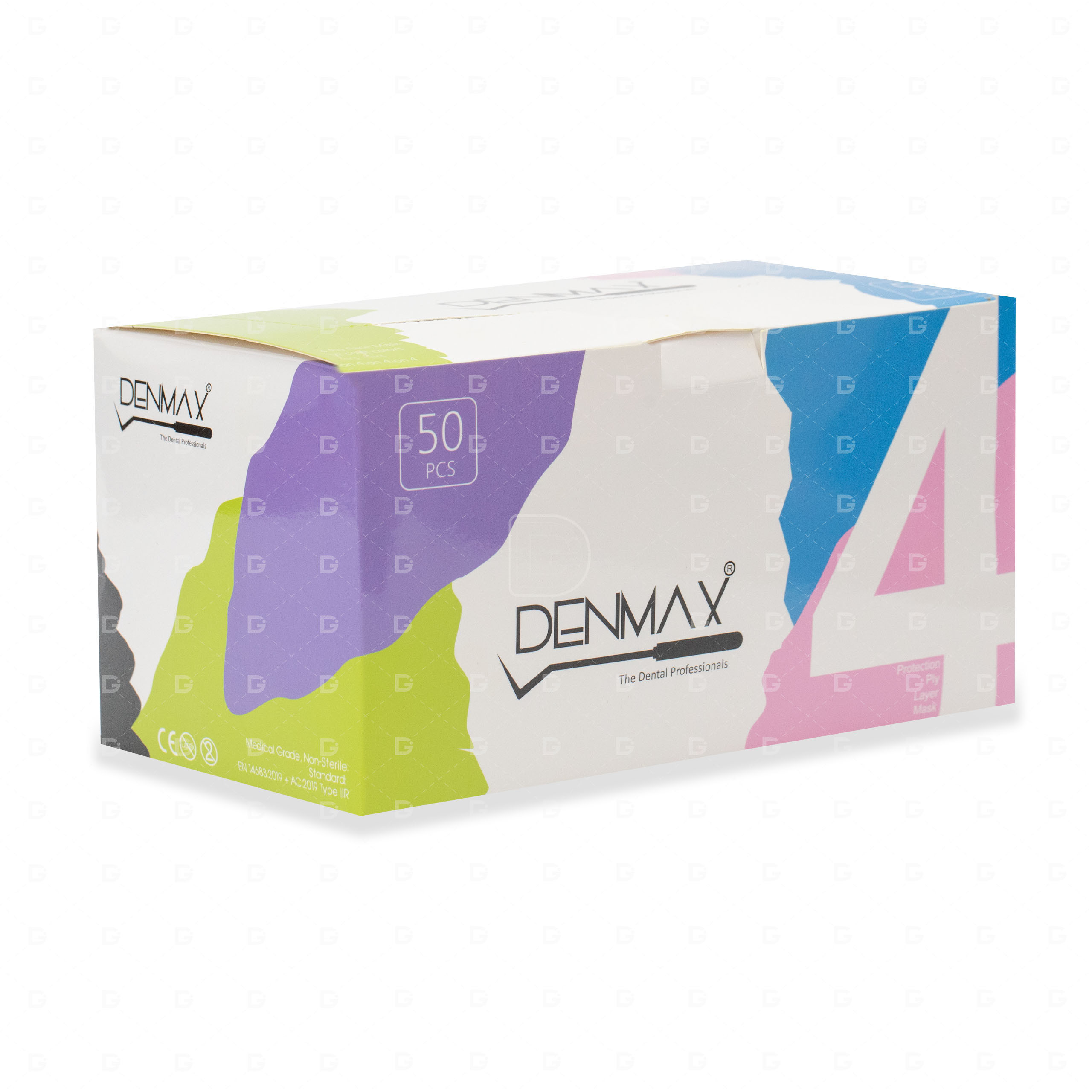 Denmax 4 Ply Mask (Pack Of 50pcs)